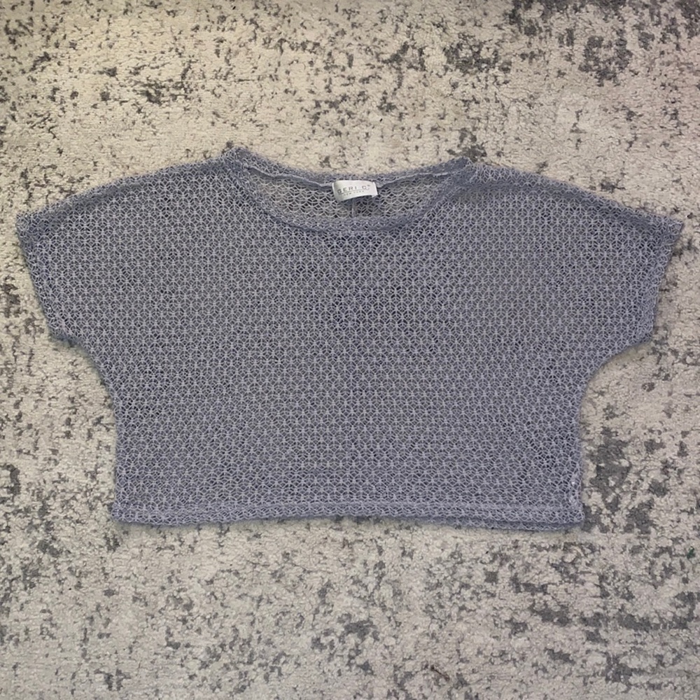 Netted Crop Top
